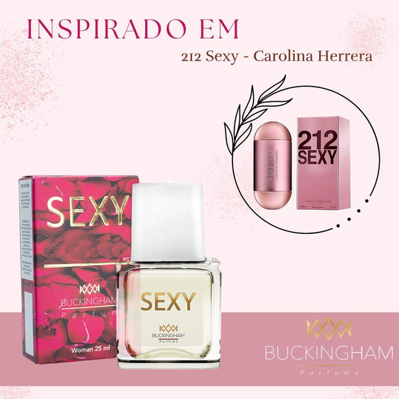 Perfumaria Fina de Alta fixação e os melhores óleos de essência Importada. Inspirada no 212 Sexy- Carolina Herrera. A  Buckingham Parfums tem o que há de melhor em perfumaria fina.